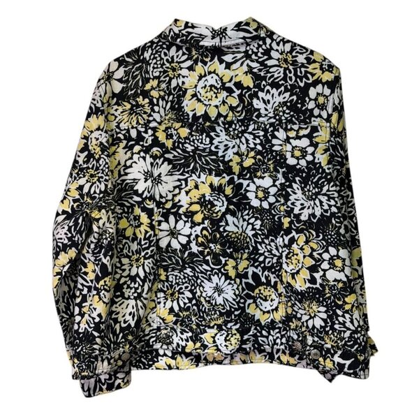 Carole Little Woman Linen Floral Jacket 3X - Picture 2 of 8